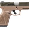 TAURUS G3 9MM FULL-SIZE PISTOL WITH TAN FRAME AND OD GREEN SLIDE