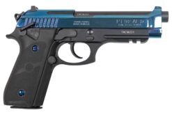 TAURUS PT92 9MM PISTOL WITH POLISHED PVD SLIDE AND HOGUE GRIPS